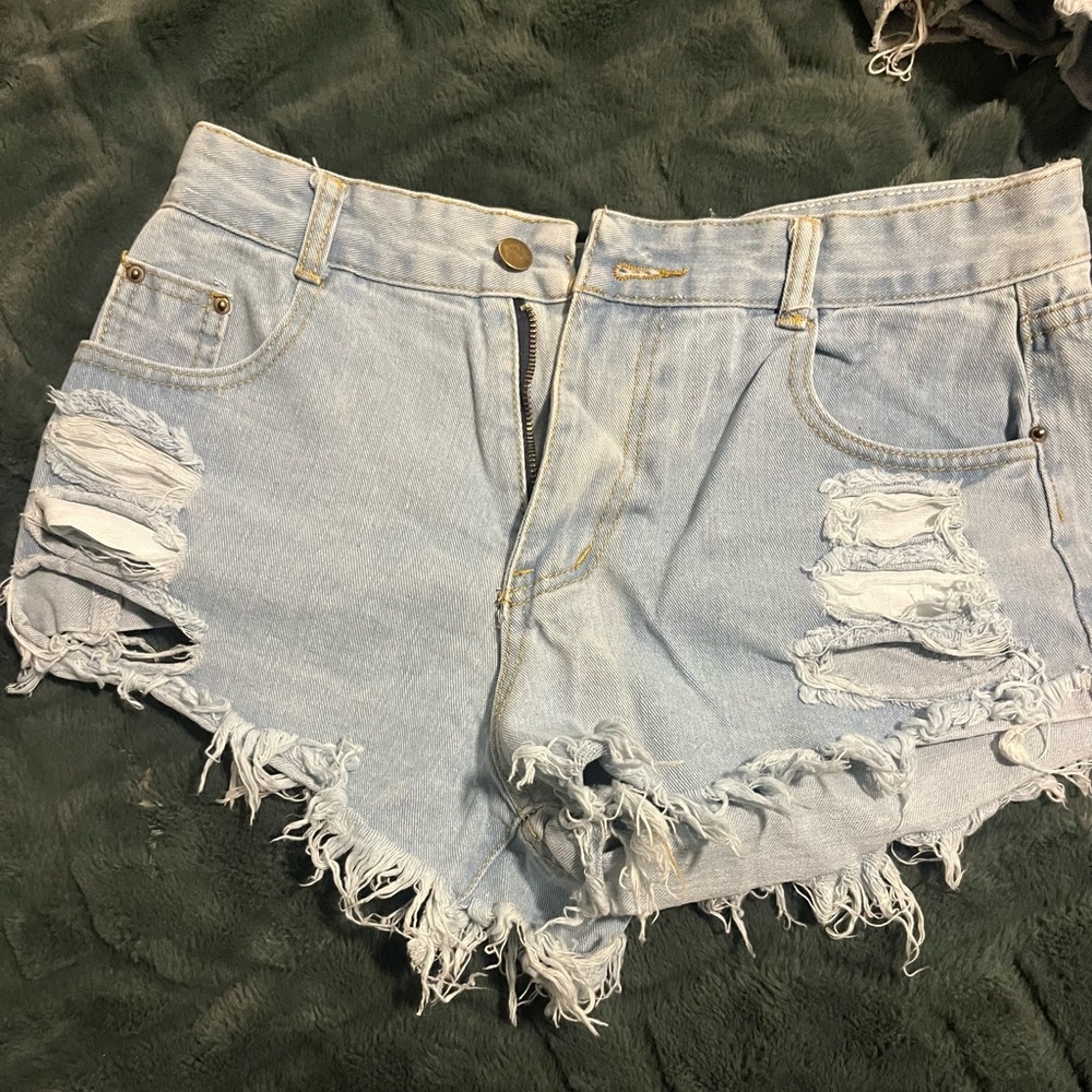 Jean shorts :)